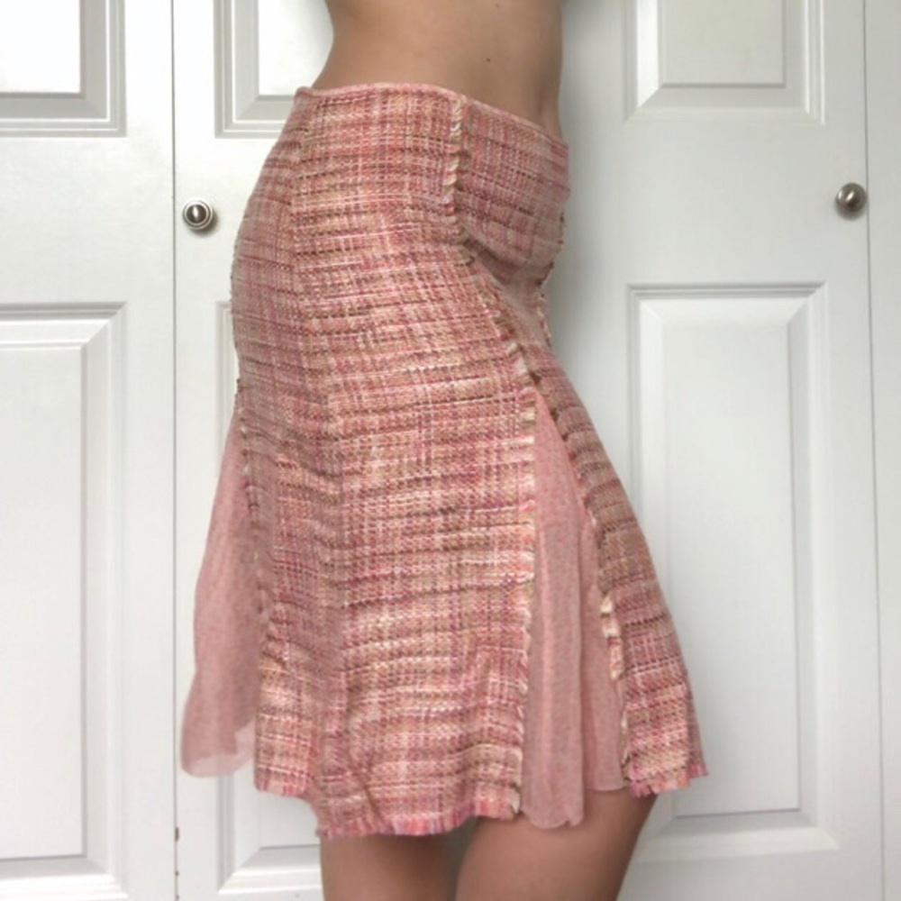 Pink paneled Liz Claiborne skirt - Picture 3 of 4